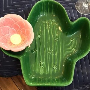 Cactus chips and dip